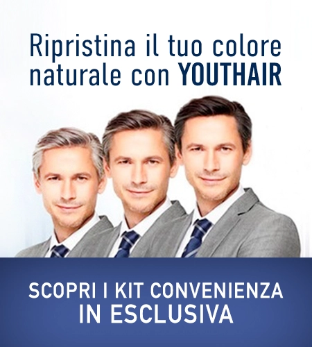 Youthhair alternativa al colore per coprire capelli bianchi - kit convenienza