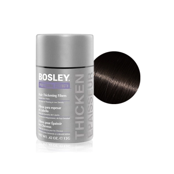 bosley hair thickening fibres nero