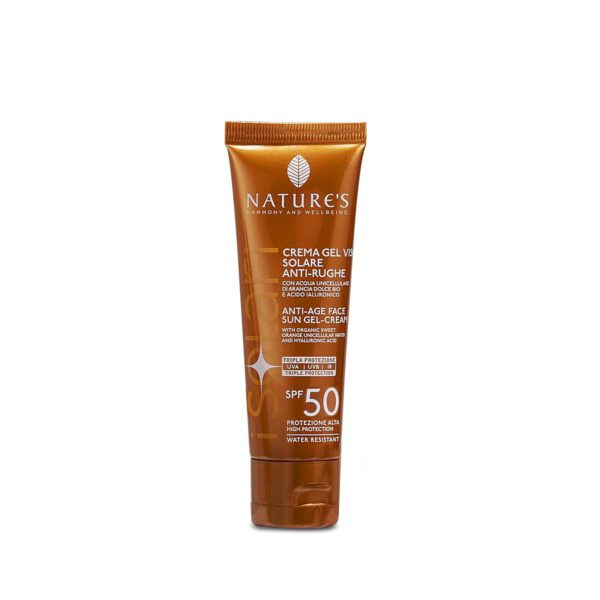 Nature's - Crema Gel Viso Antirughe SPF 50
