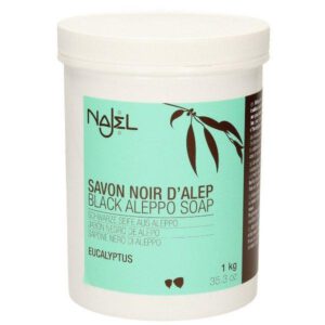 Sapone nero di Aleppo Eucalipto 180gr e 1kg - Najel - Sapone nero di Aleppo Eucalipto 1kg